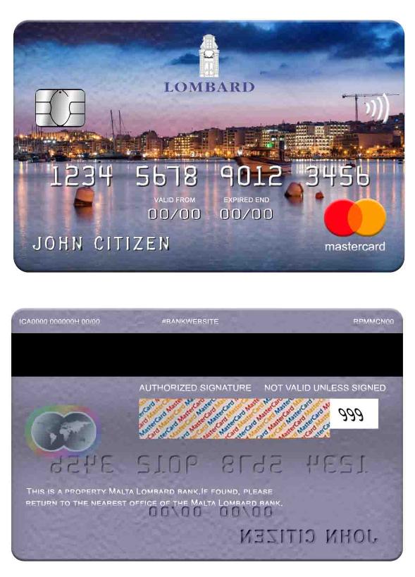 Malta Lombard Bank mastercard
